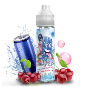 Energy Drink Bubble Gum Cerise Fraiche 50ml Fruity Sun Edition Saphir - Secret's LAb