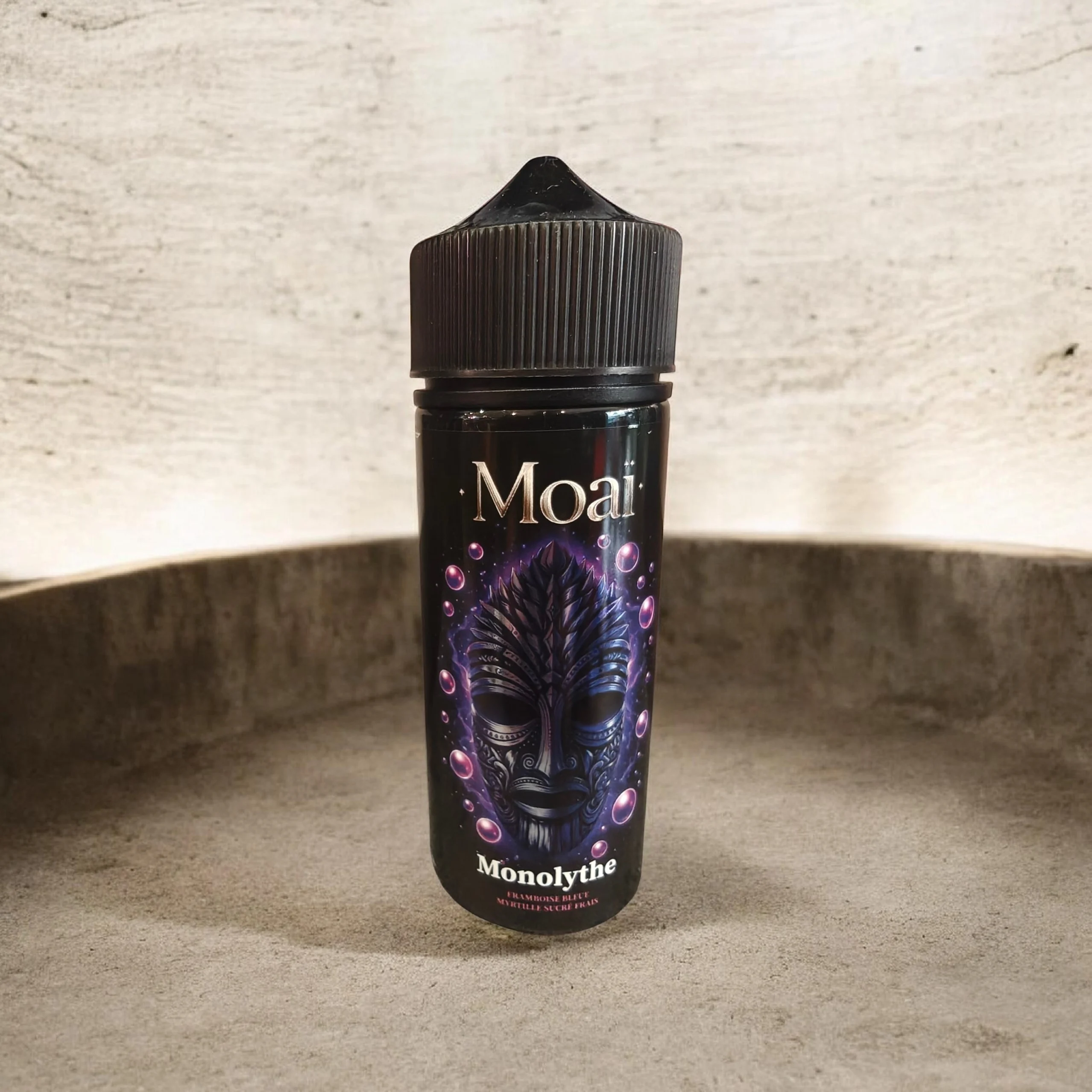 Monolithe 100ml Framboise bleue-Myrtille-Moaï